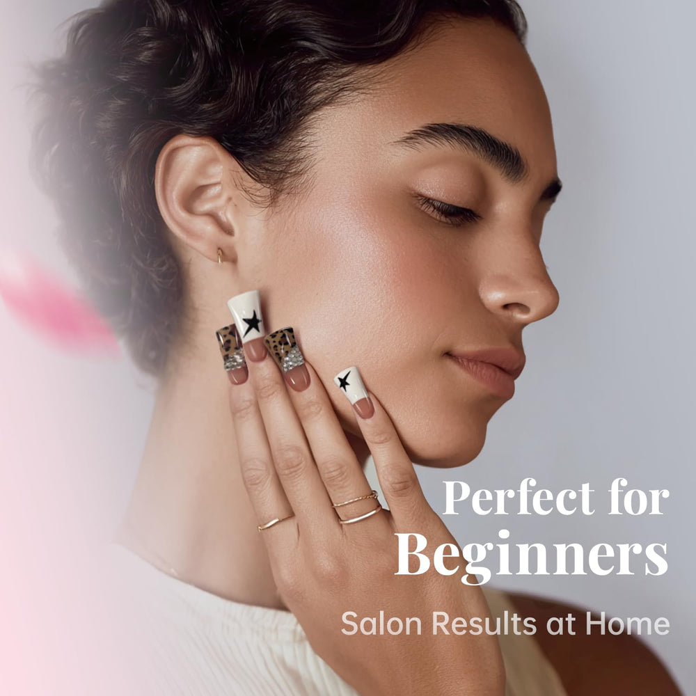 krofaue curved nail tips support both home DIY and salon use.