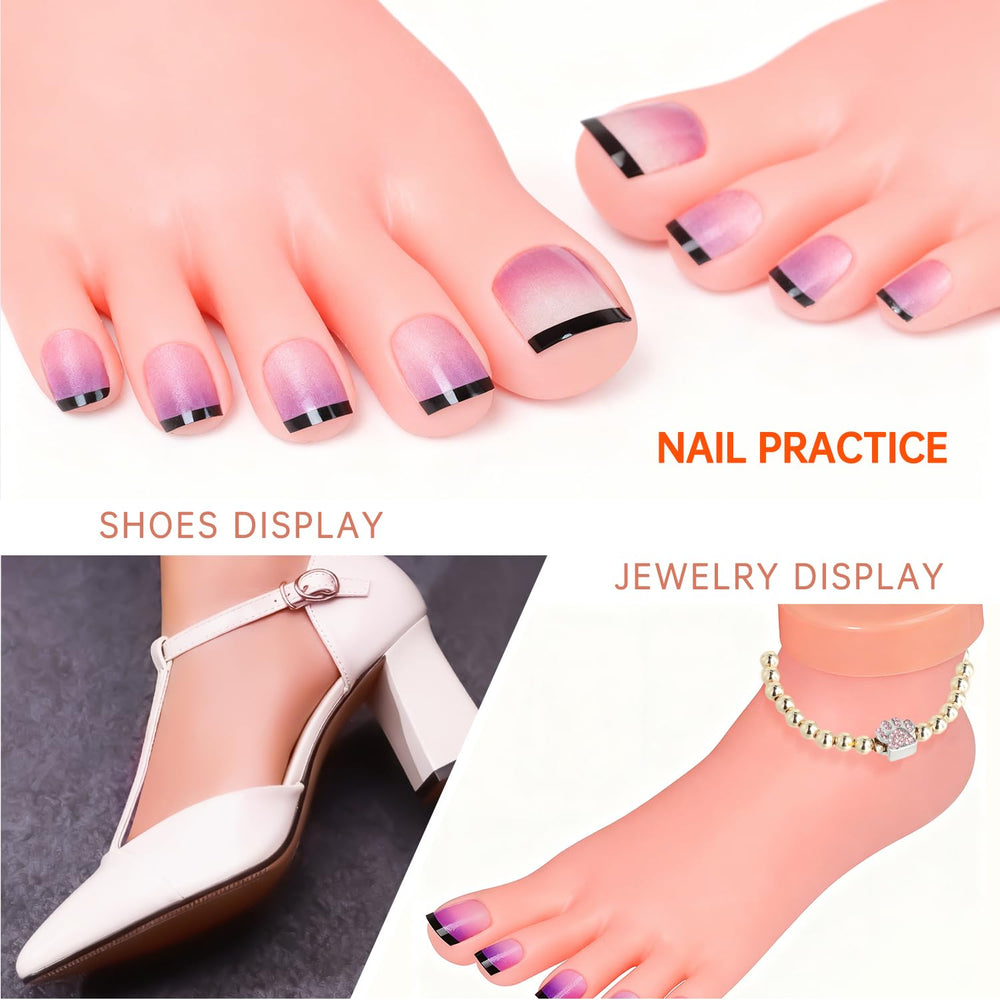 Krofaue Practice Foot Model durable tool for years of training.
