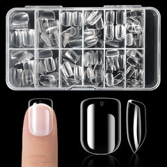 krofaue kids nail tips collection box for easy at-home nail art sessions
