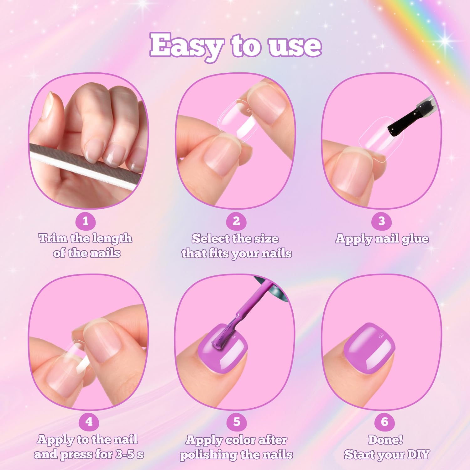 Krofaue kids nails gift idea for birthdays or parties