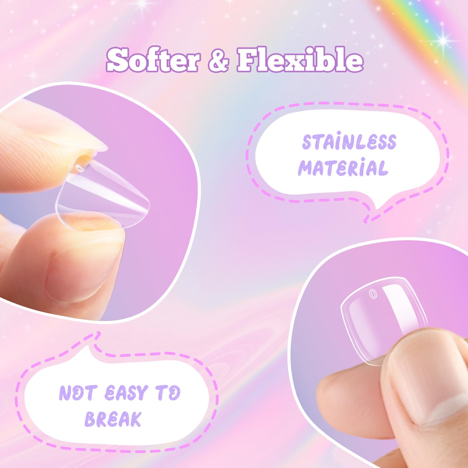 Krofaue kids nails pattern design options for creativity