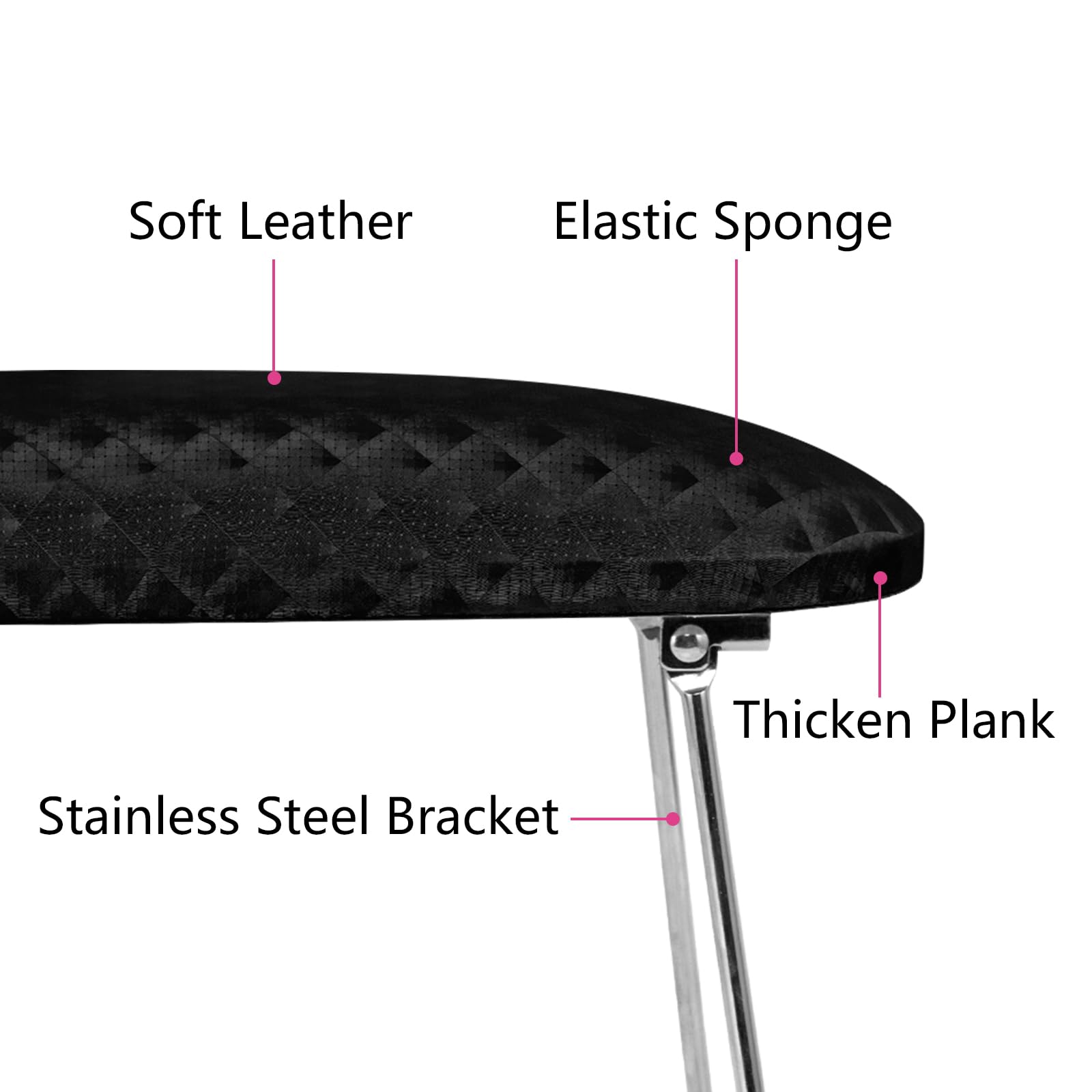 Krofaue Nail Arm Rest portable and lightweight, ideal for on-the-go manicures.