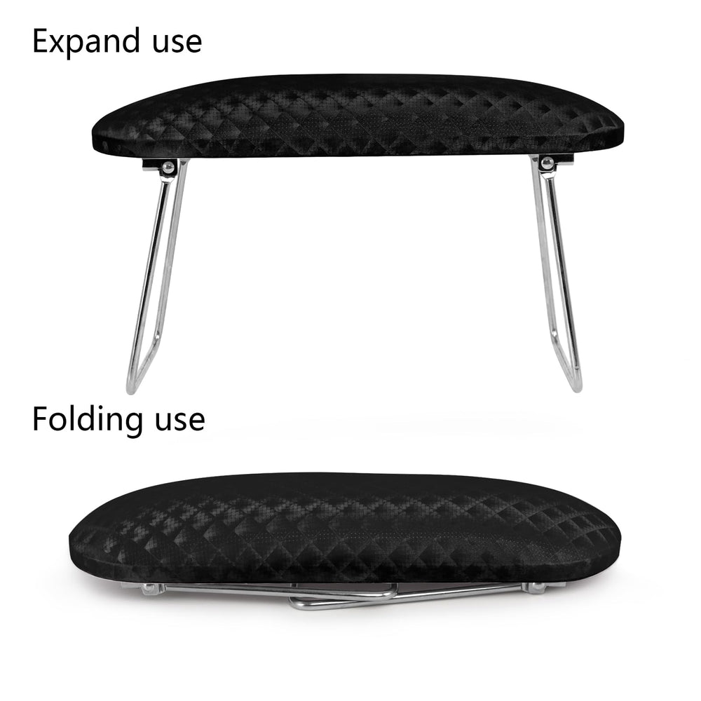 Krofaue Nail Arm Rest stainless steel brackets keep the stand stable during work.
