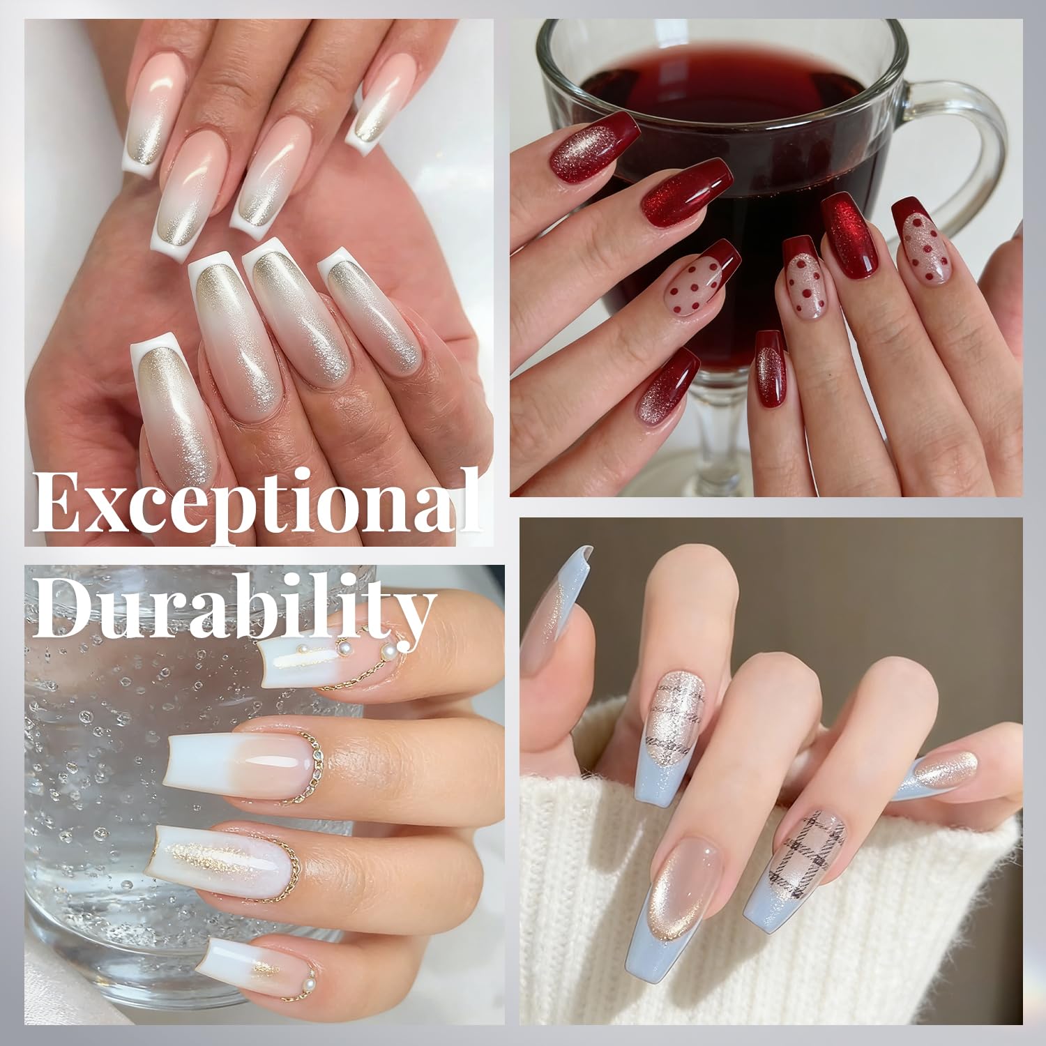 Krofaue nail tips sizes chart 0-9 helps you pick the perfect fit.