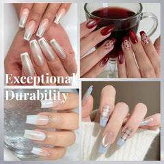 Krofaue nail tips sizes chart 0-9 helps you pick the perfect fit.