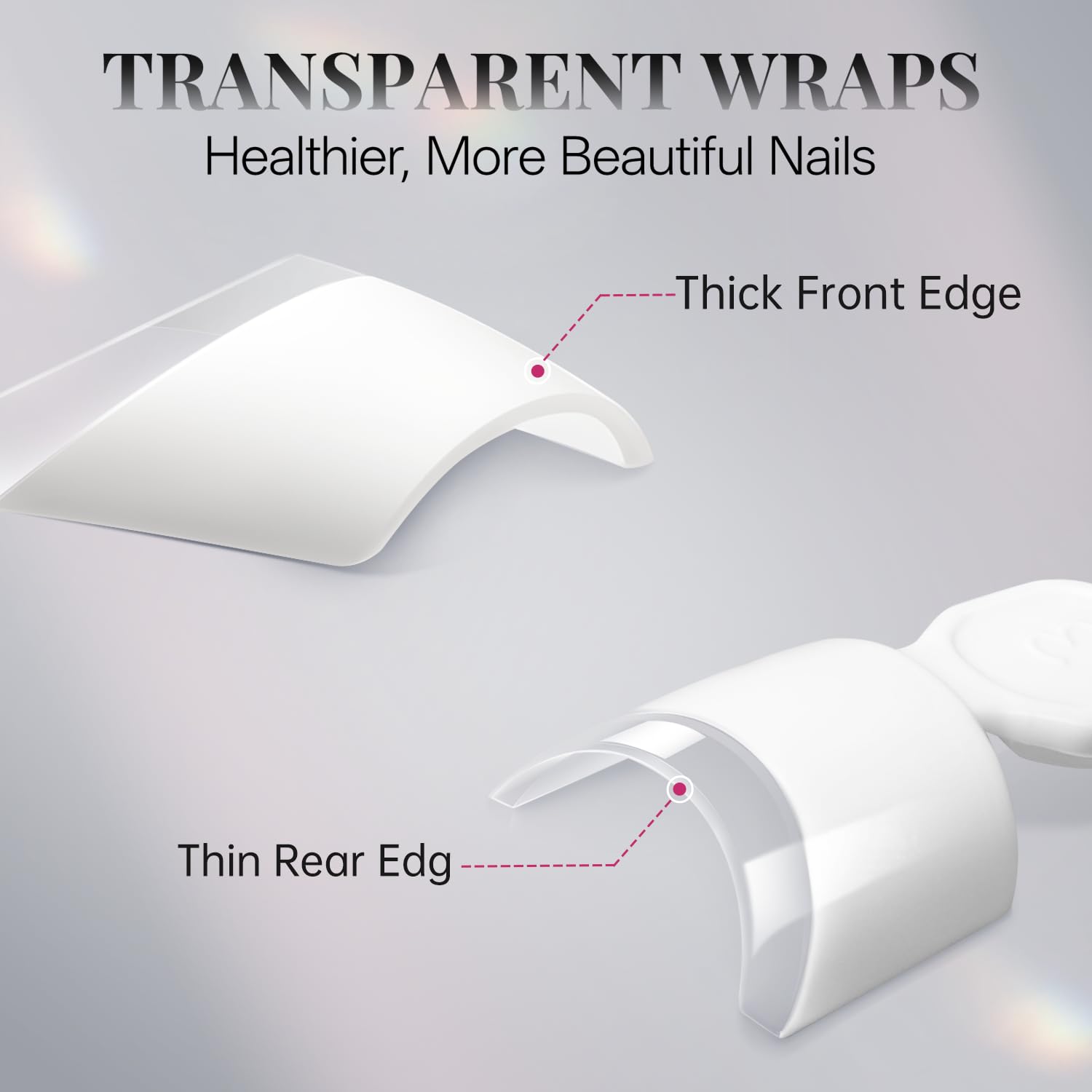 Krofaue precision-fit tips ensure snug coverage for a natural look.