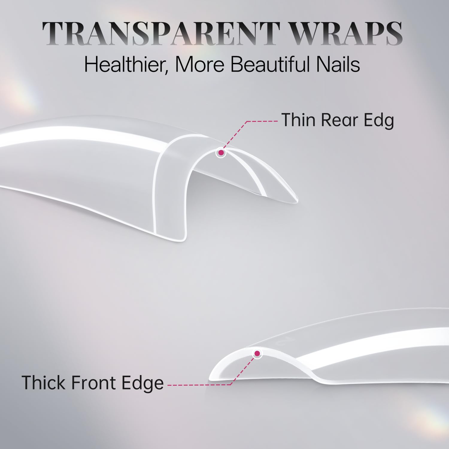 Krofaue professional salon-ready kit supports efficient nail tip applications.