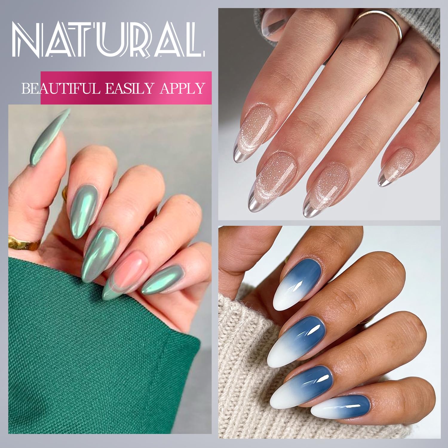 Krofaue almond tips enable salon-quality manicures at home.