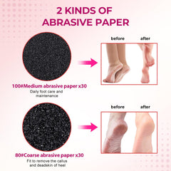 Krofaue sandpaper disc back adhesive close‑up for easy attachment