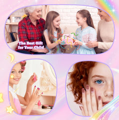 Krofaue soft gel kids nails are breathable and light