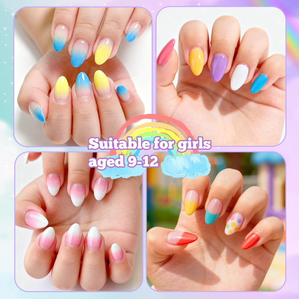Krofaue soft gel material ideal for lightweight kid nails