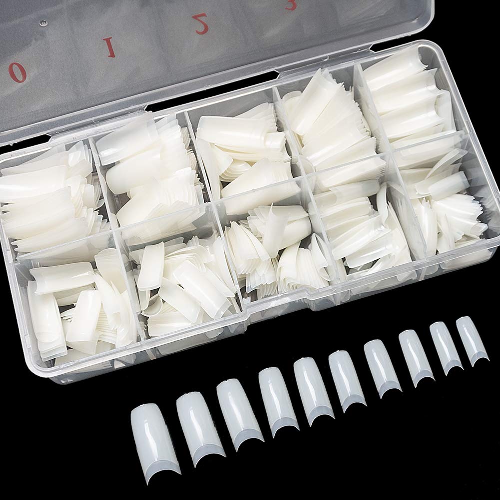 Krofaue soft gel nail tips in an open box for quick DIY nail art
