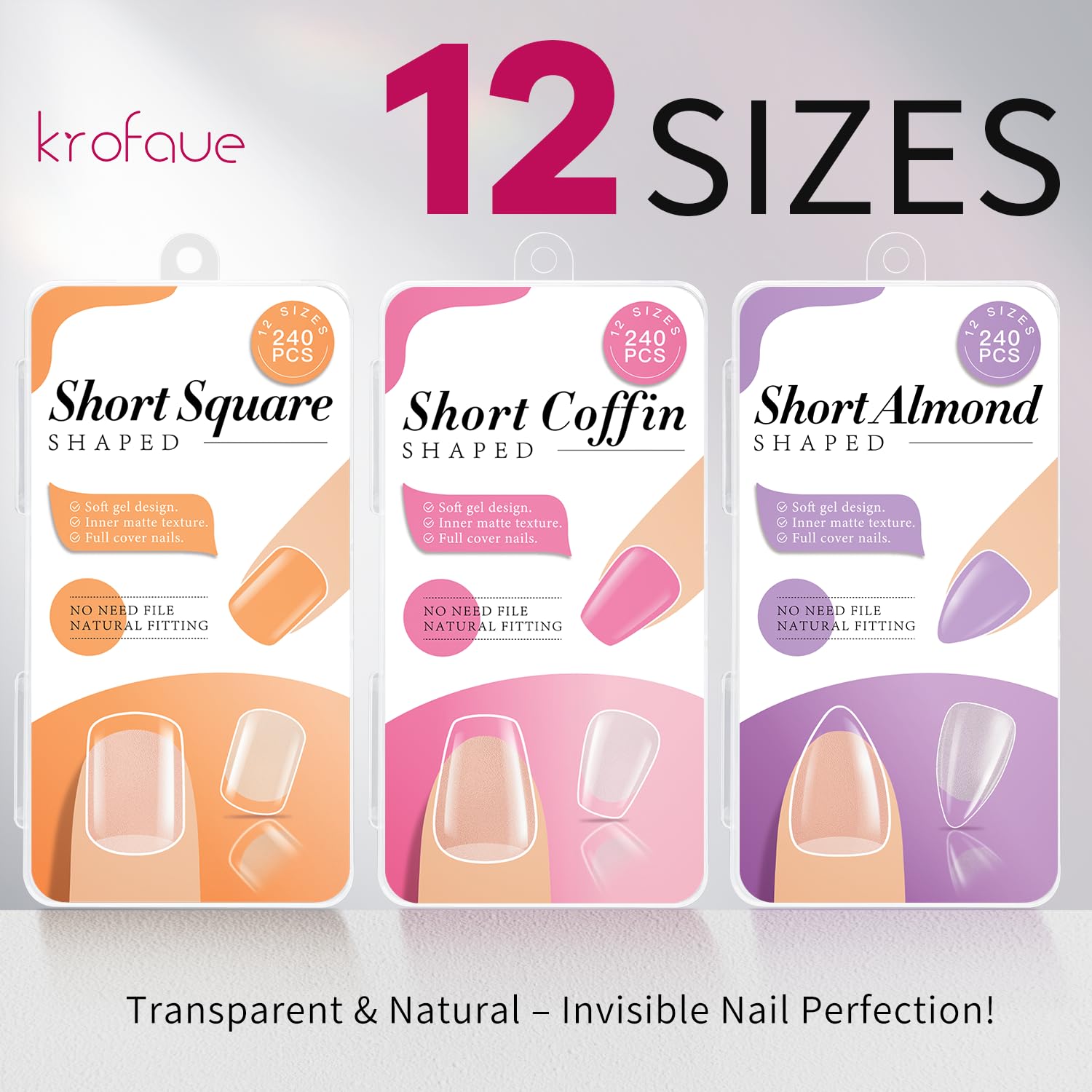 Krofaue uso en casa para crear uñas con aspecto profesional.