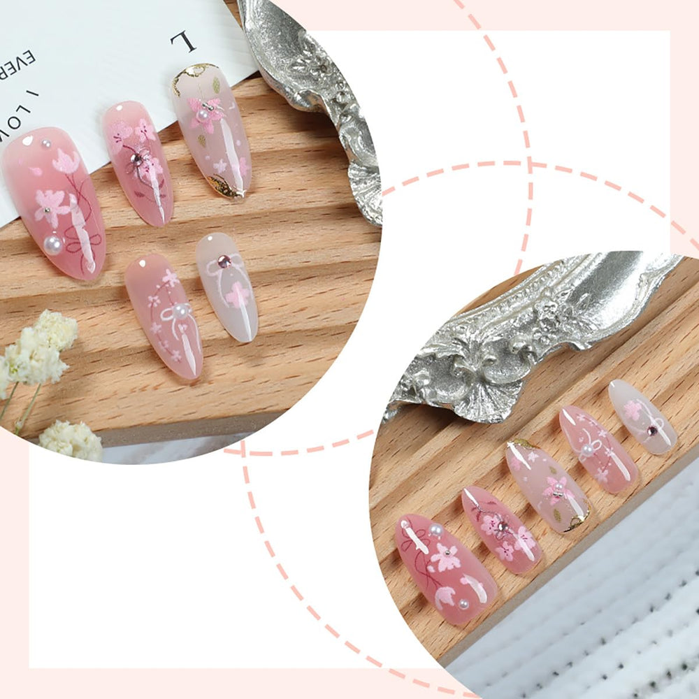 KRTBKR glitter accents nails deliver glossy, durable wear