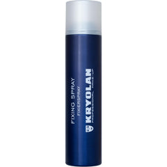 Kryolan Aerosol Fixing Spray bottle front view for long-lasting makeup hold.