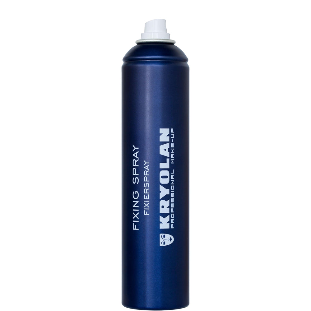 Kryolan Aerosol Fixing Spray nozzle close-up for precise application and durability.