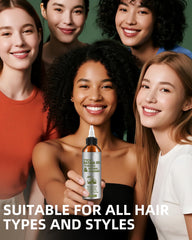 Ktintar Batana brillo natural en cabello suave y saludable.