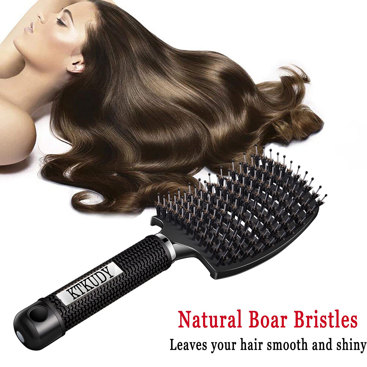 KTKUDY detangler for all hair types supports fast, gentle detangling