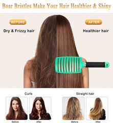 KTKUDY detangling brush vented design speeds drying