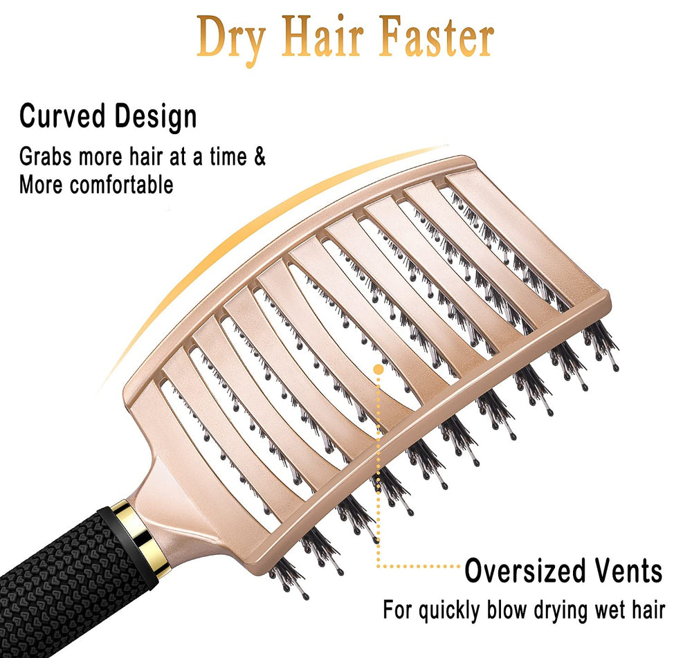KTKUDY detangling brush gift idea for women, men, and kids