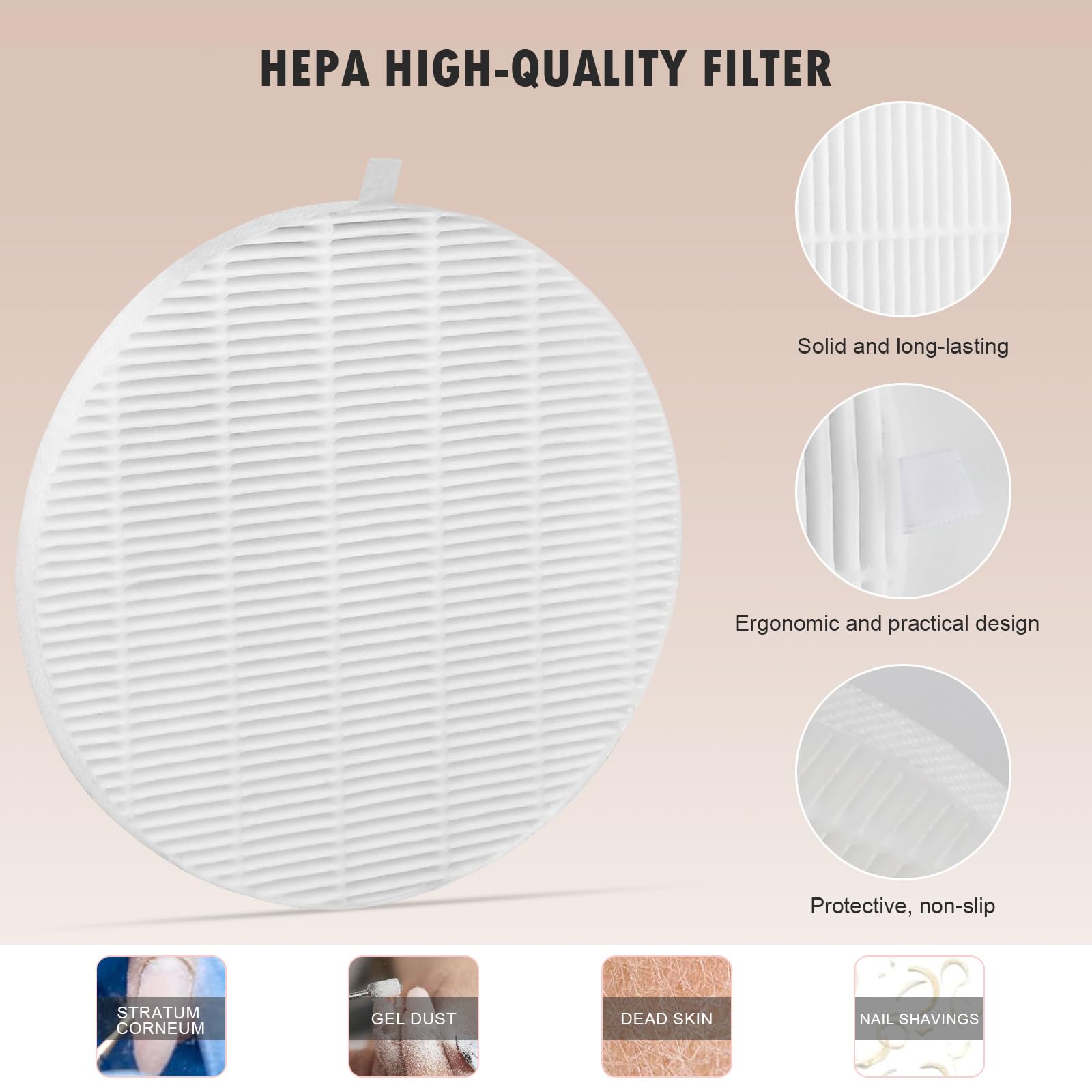 KTNAid alta durabilidad de filtro para uso prolongado en salones