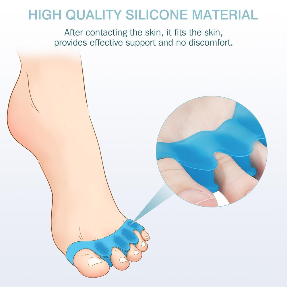 Pedi spa friendly easy to wash toe separators for home use