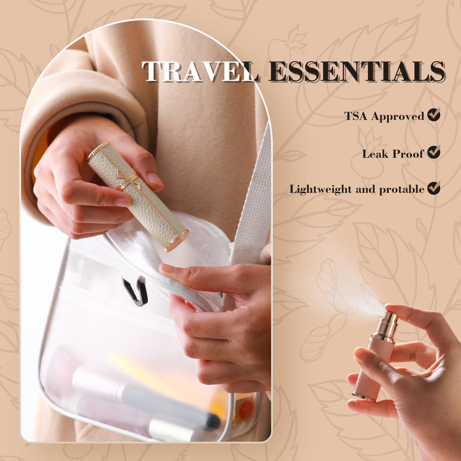Kuangre portable perfume dispenser ideal for daily carry