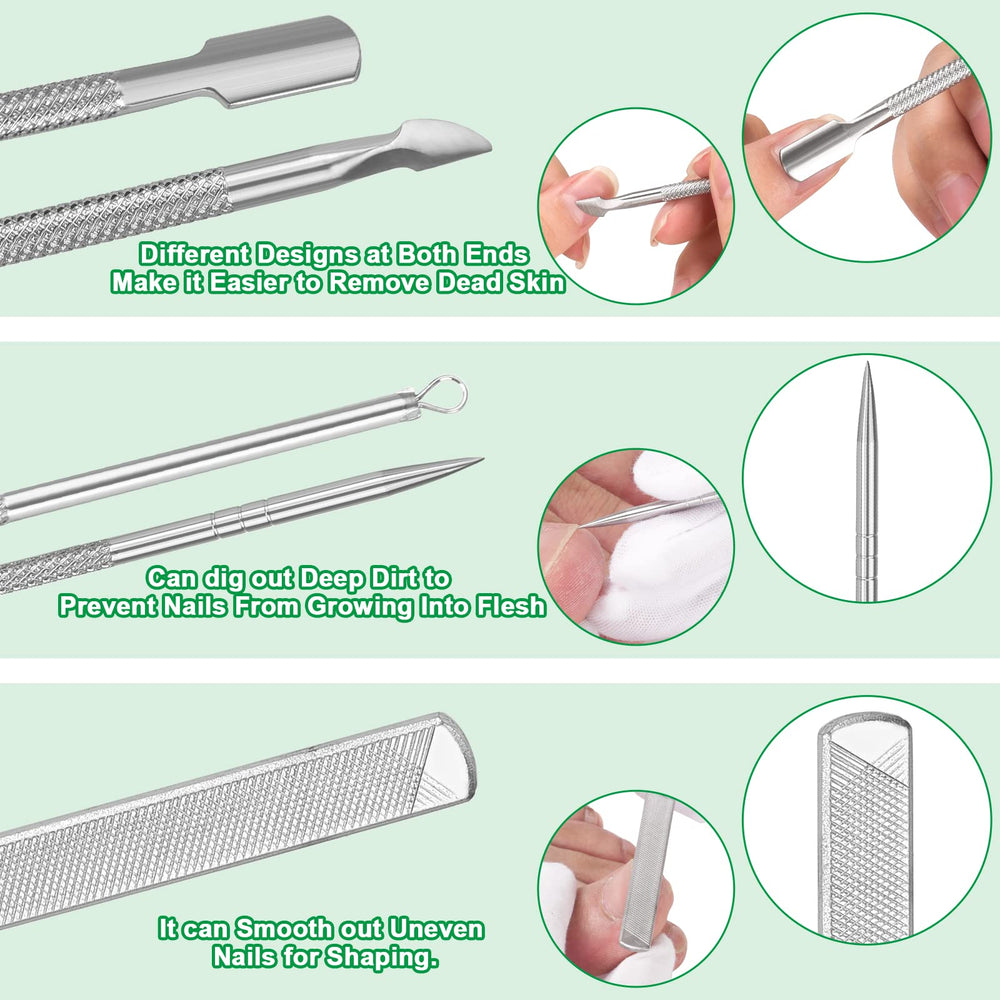 KuanStore at-home pedicure solution sets with portability for on-the-go grooming