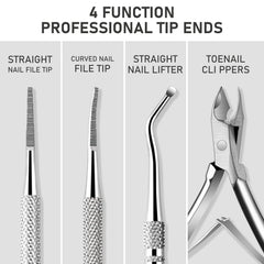 KuanStore ingrown toenail file with soft grit for smooth edges.