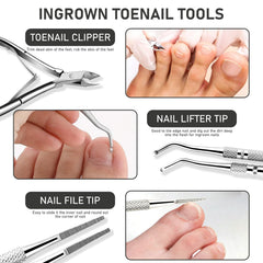 KuanStore toenail lifters in angled design for safe lifting.