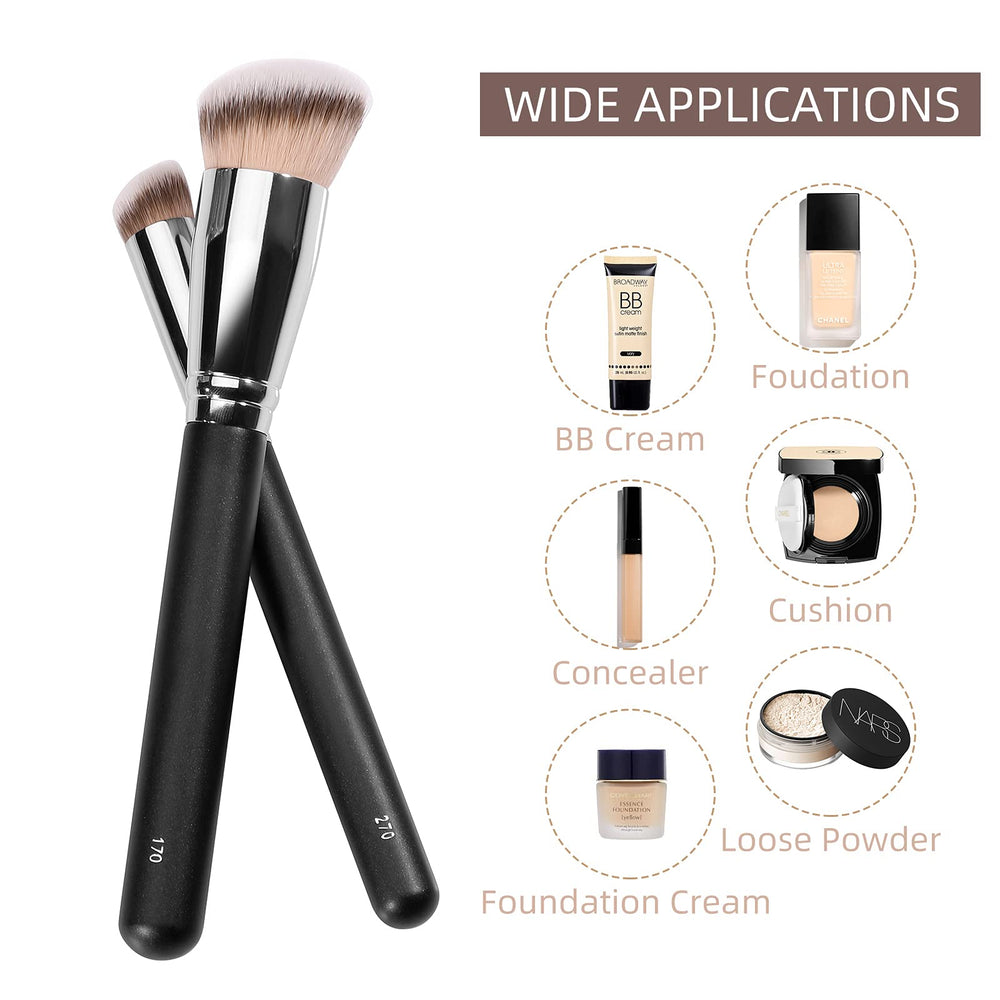 Kugge brushes blending liquid and powder formulas seamlessly