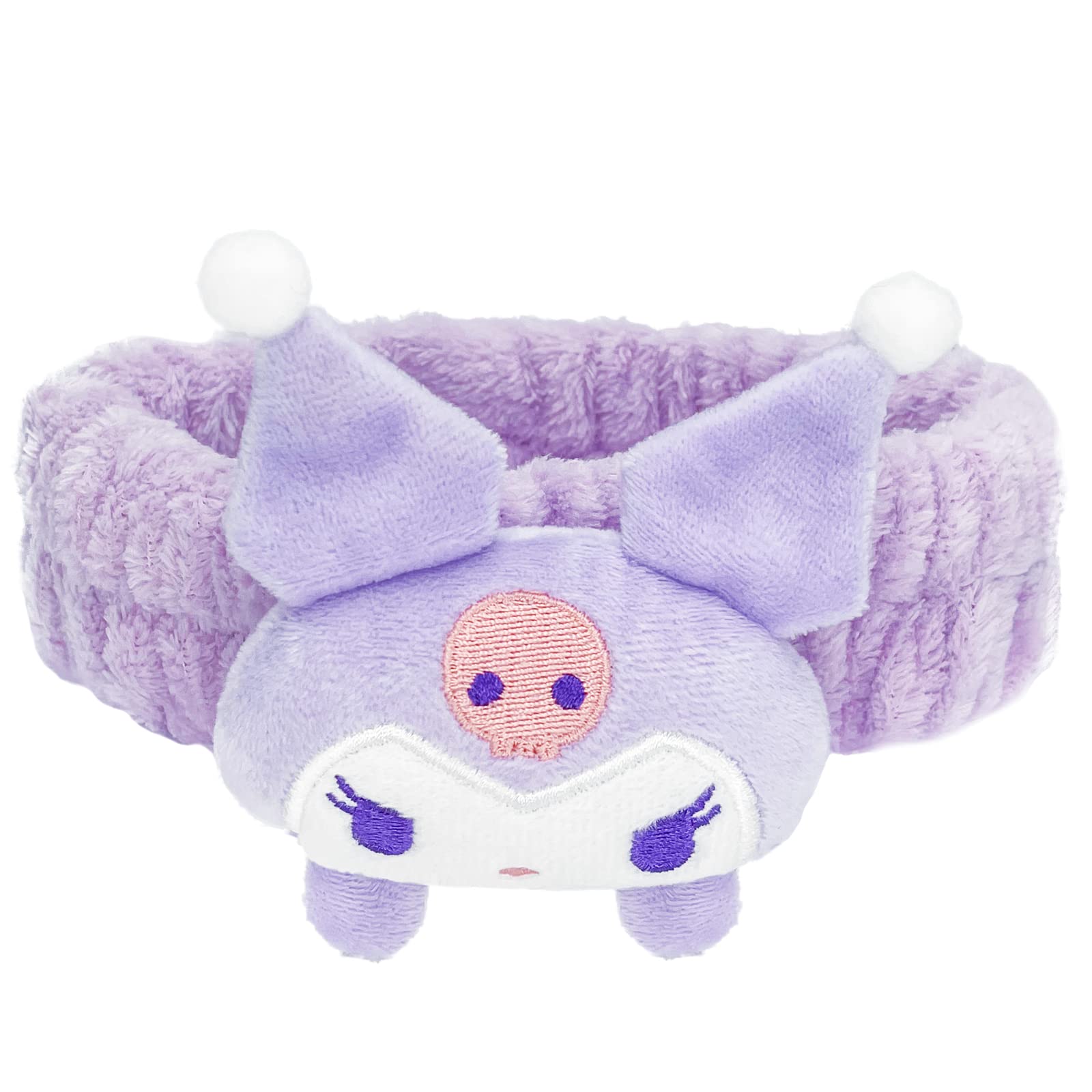 Diadema Kugiter para spa, enfoque lavado de rostro, suave y elástica para sostener el cabello.