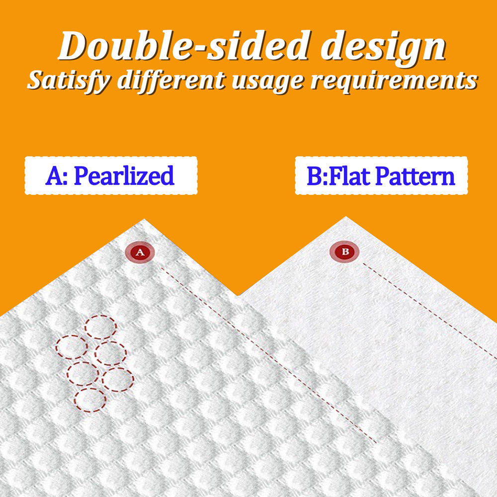 KUKEO disposable face towels thick-absorbent for effective makeup removal.