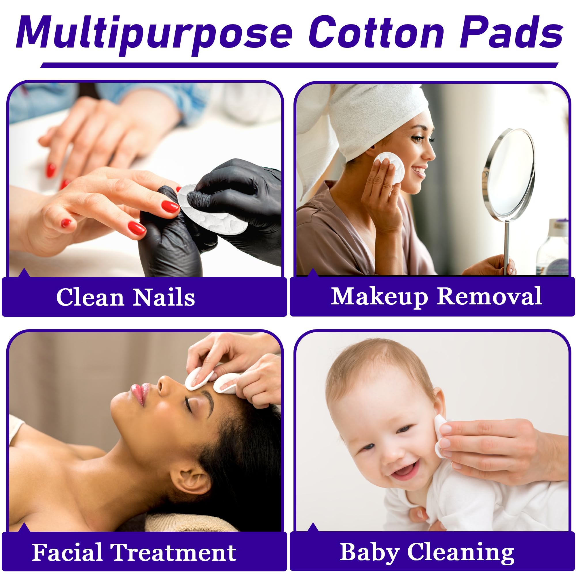 KUKEO Versatile cleansing pads suitable with toners, cleansers, and lotions