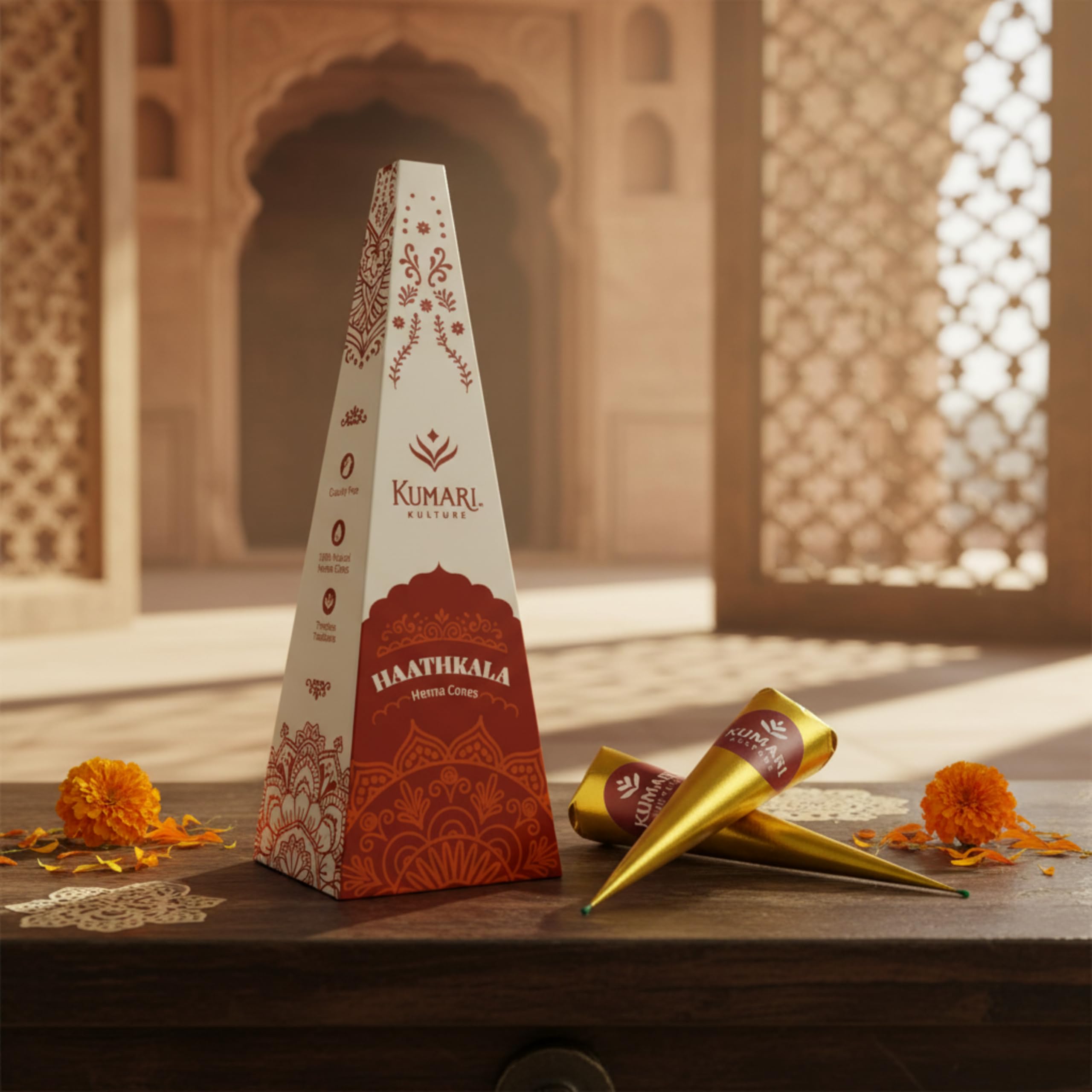 Kumari Kulture 25g cone offers rich color development over time.