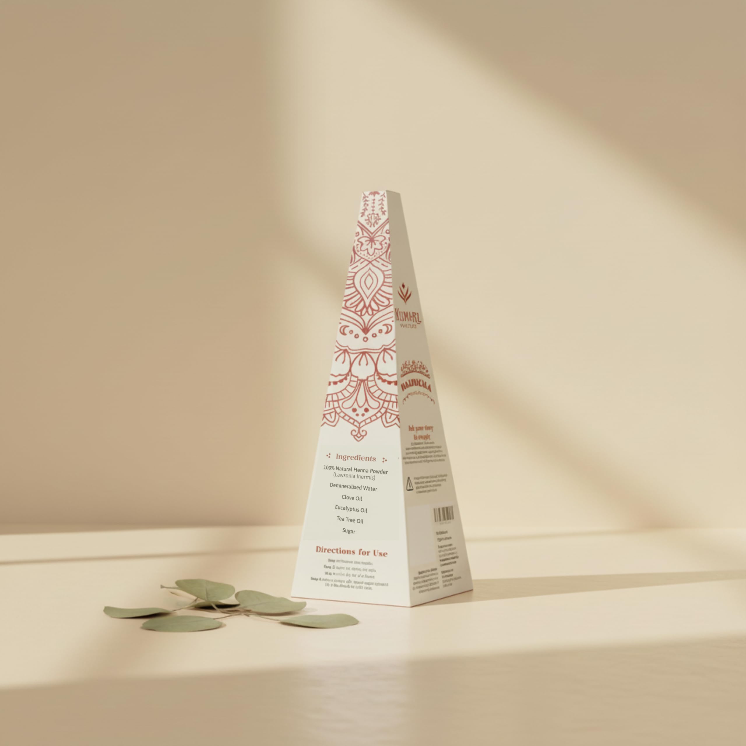 Kumari Kulture chemical-free henna paste safe for external use.