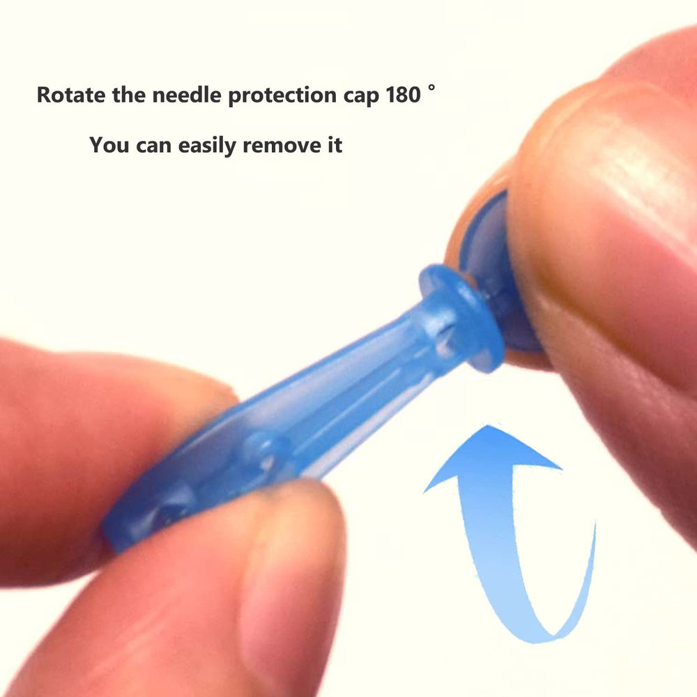 KUMarte 180-degree rotating cap for safe, controlled blemish care.