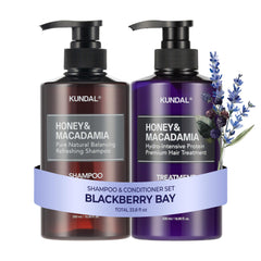 KUNDAL Blackberry Bay shampoo bottle with sulfate-free formula for gentle cleansing