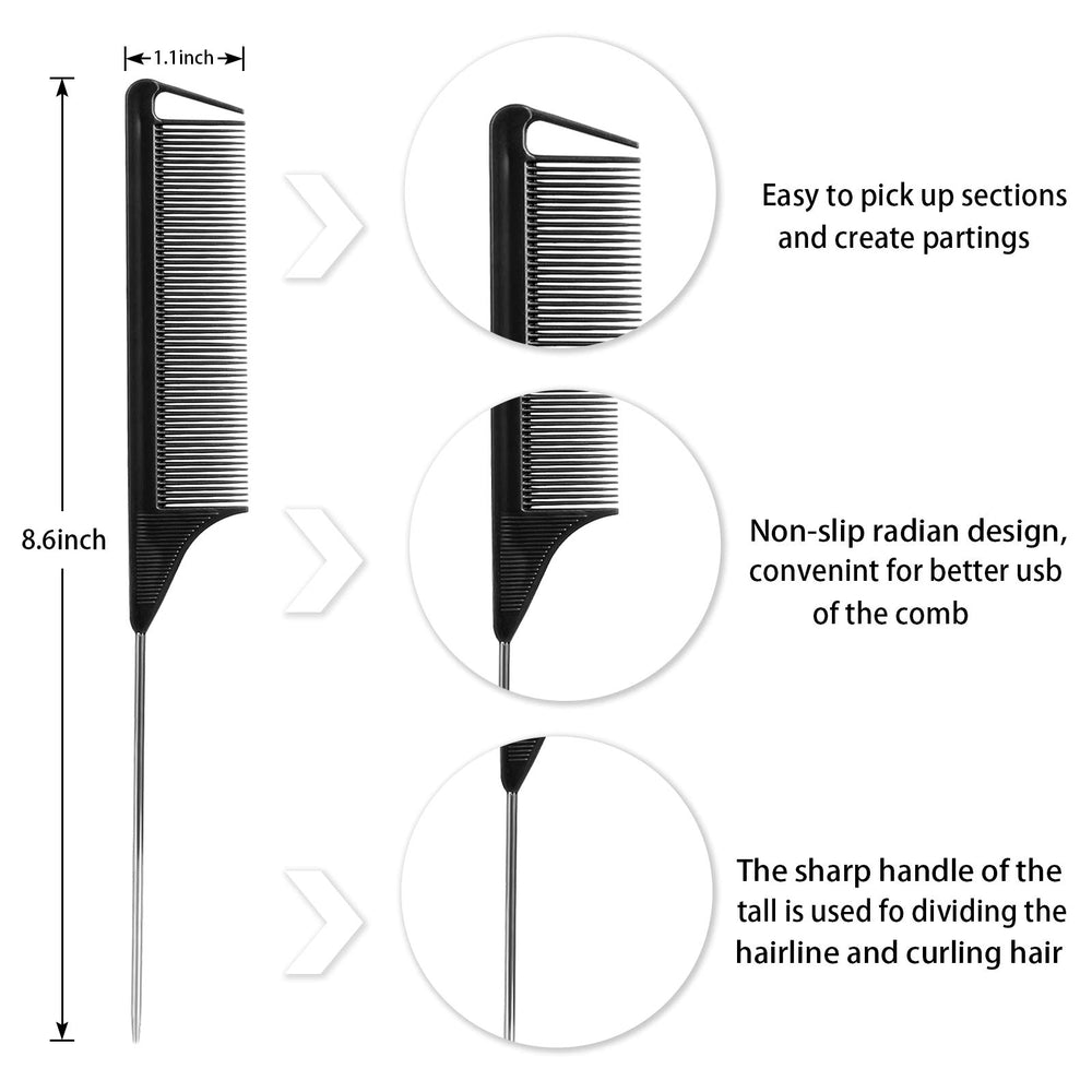 Kunihiko alligator clips seven-piece secure large sections during blowouts and color work