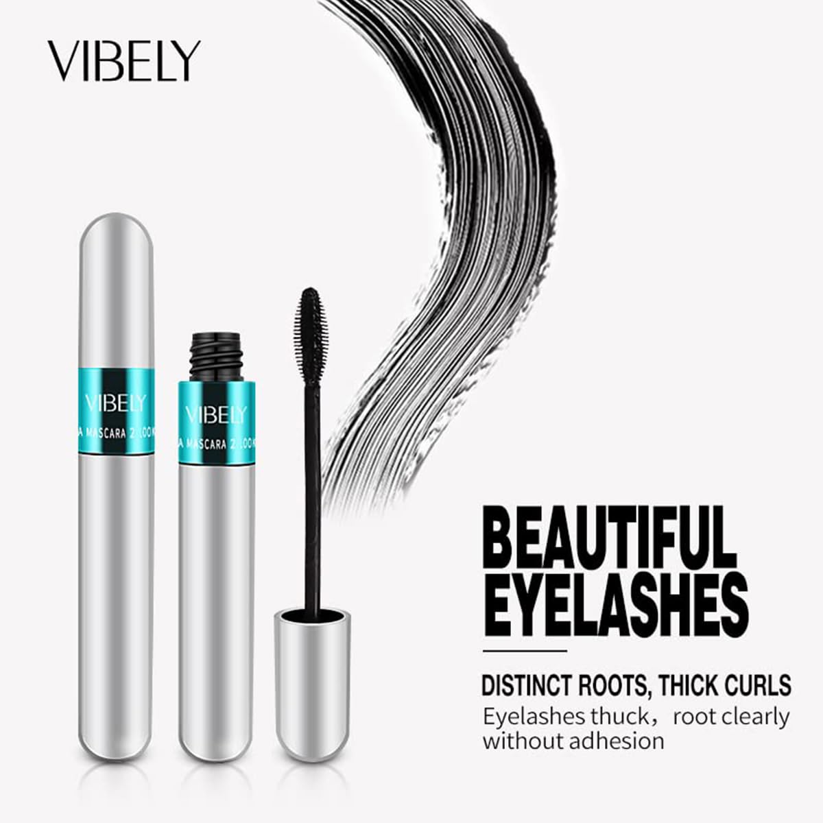 KUNSHNBEI VIBELY mascara for daily wear with lightweight feel.