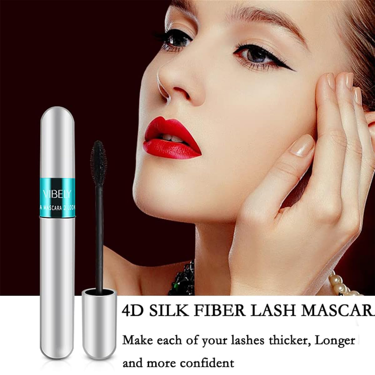 KUNSHNBEI VIBELY easy-remove mascara for fast makeup removal.