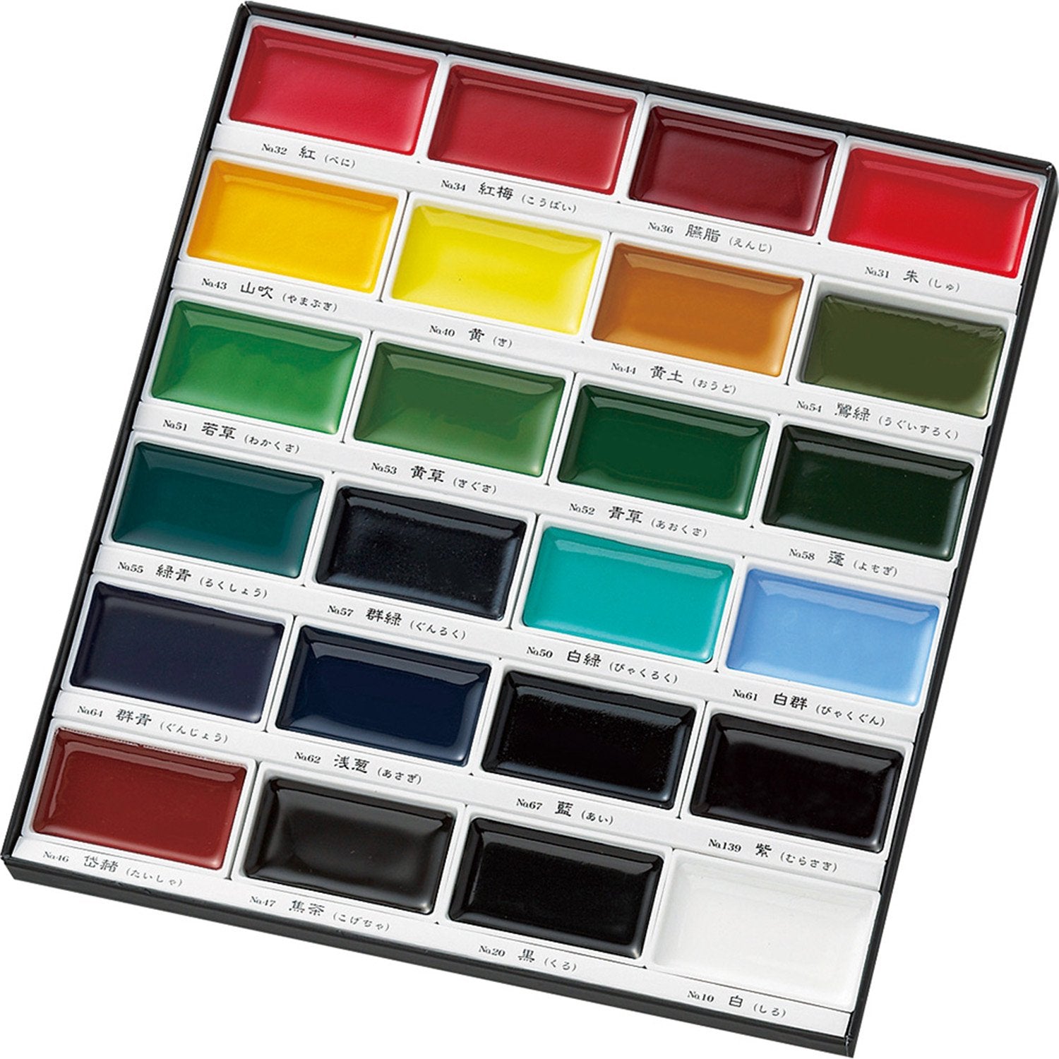 Protective sheet doubles as a mixing palette, keeping colors organized