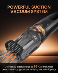Kurtmark vacuum chamber close-up showing sealed hair collection