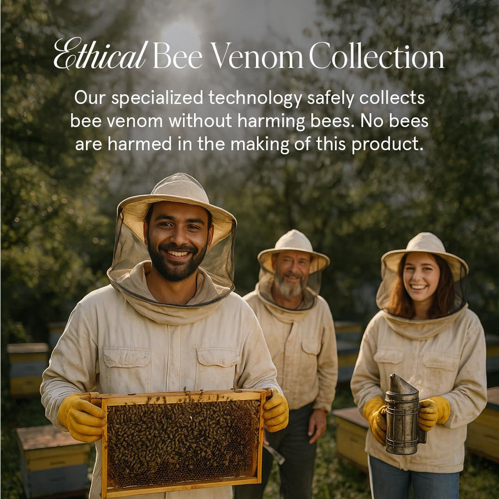 KUSHI Bee Venom Serum cruelty-free logo reinforces clean beauty ethics