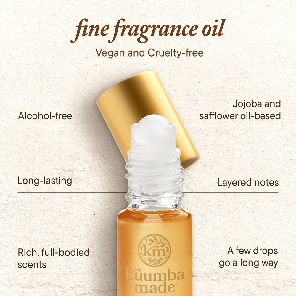 Aceite base sin alcohol, ideal para piel sensible.