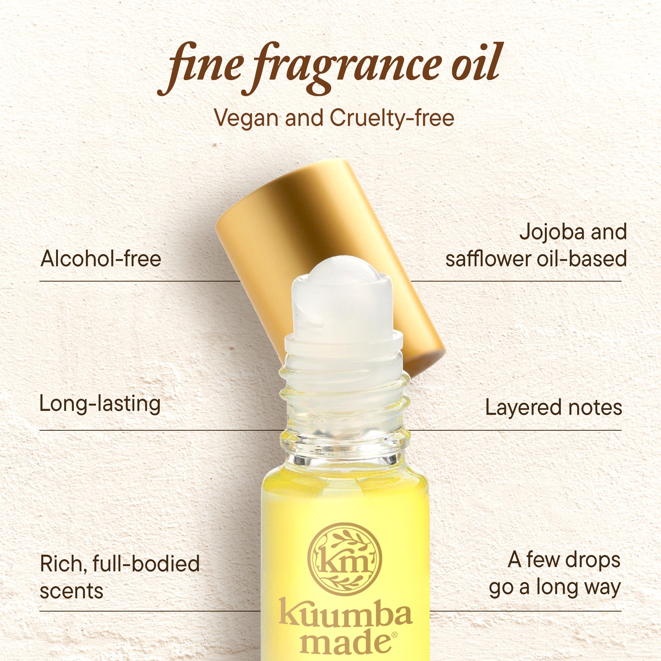 Kuumba Made Egyptian Musk packaging–vegan, cruelty-free design in a compact bottle.