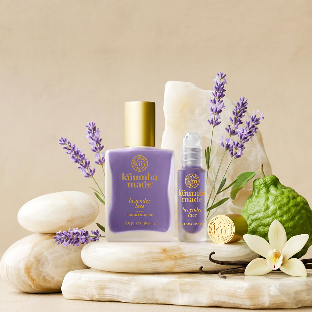 Kuumba Made Lavanda Encaje: fragancia concentrada para horas de aroma