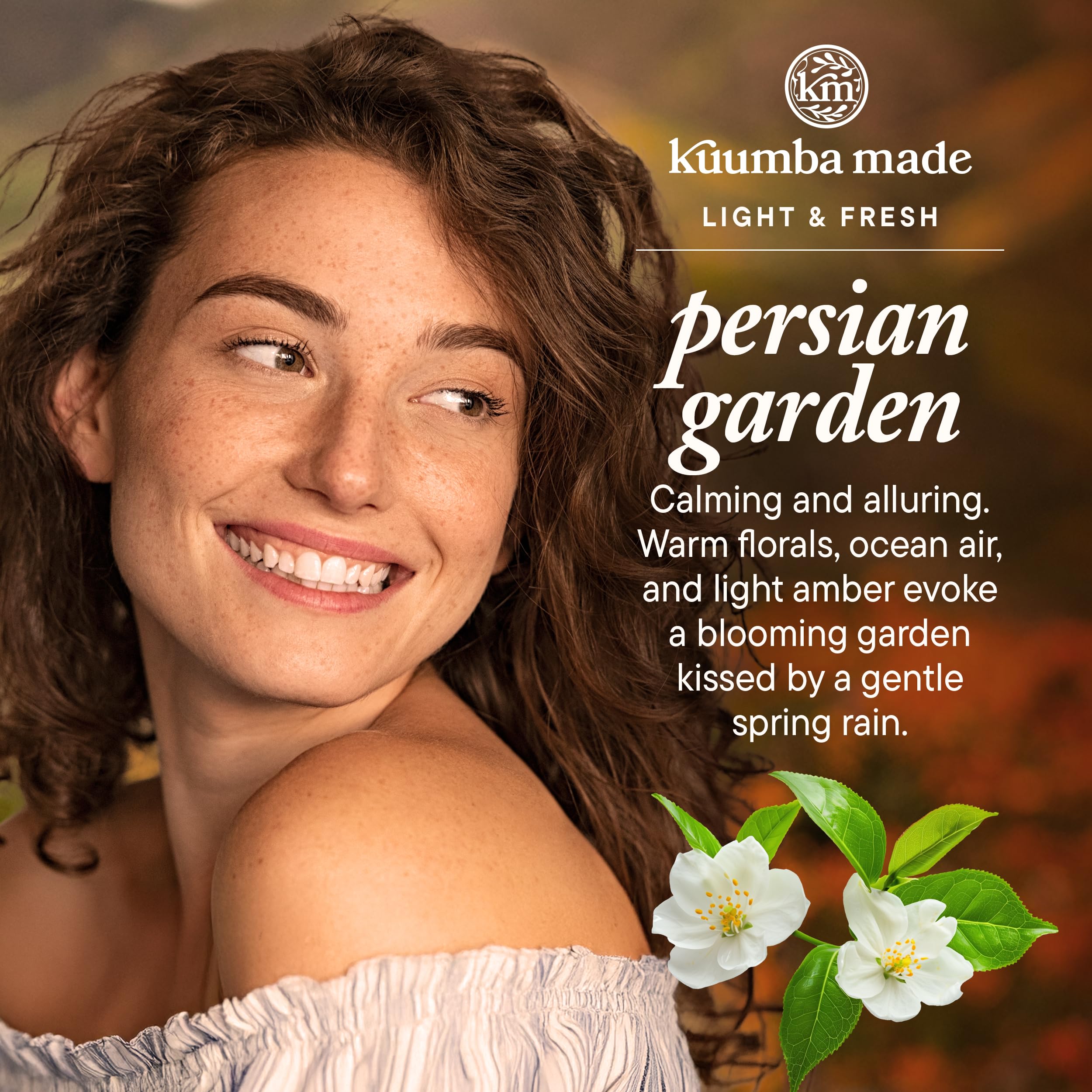 Kuumba Made Persian Garden note illustration showing evolving floral layers.