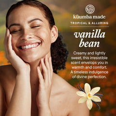 Label detail showing alcohol-free vegan formulation of Kuumba Made oil