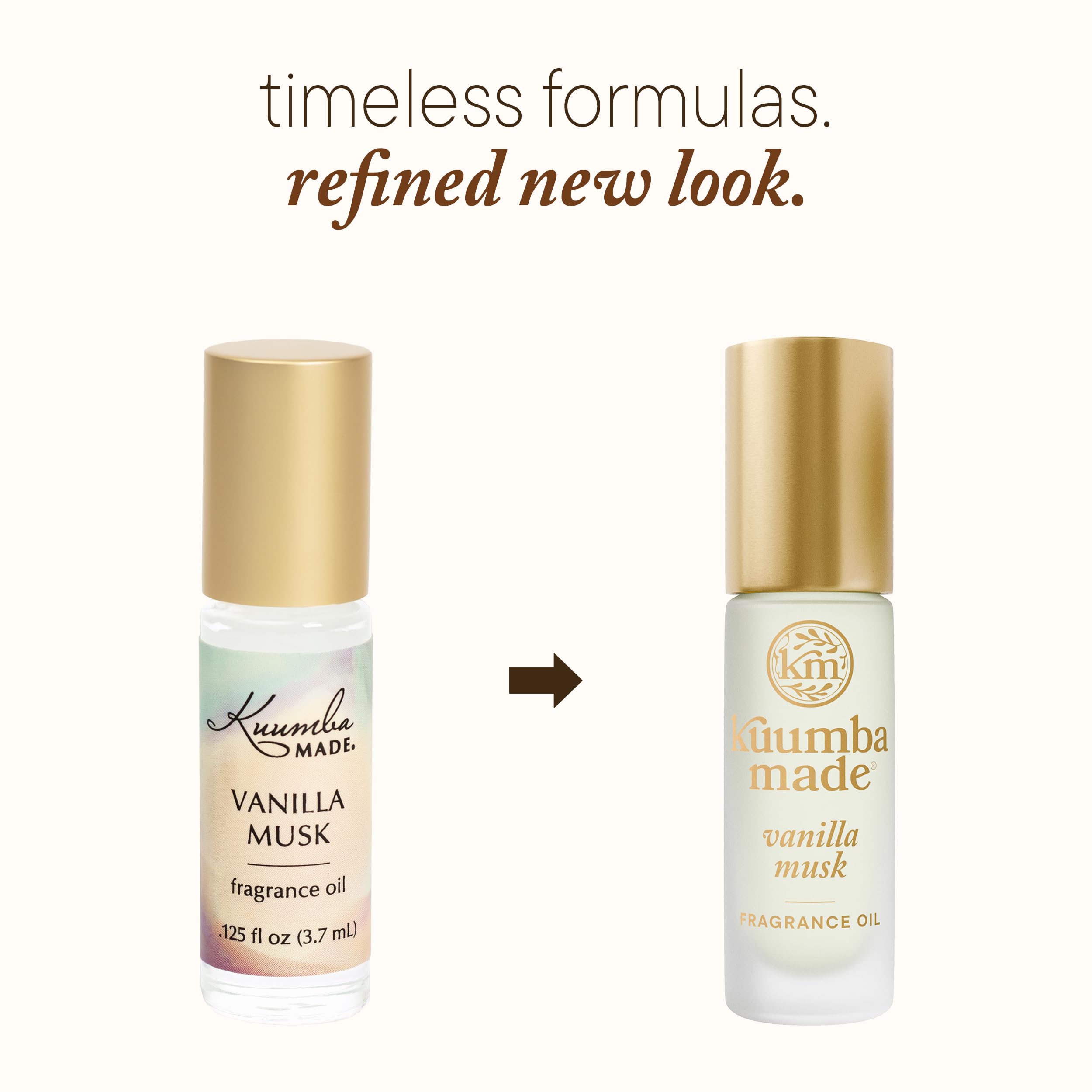 Kuumba Made Vanilla Musk, aplicación suave en puntos de pulso